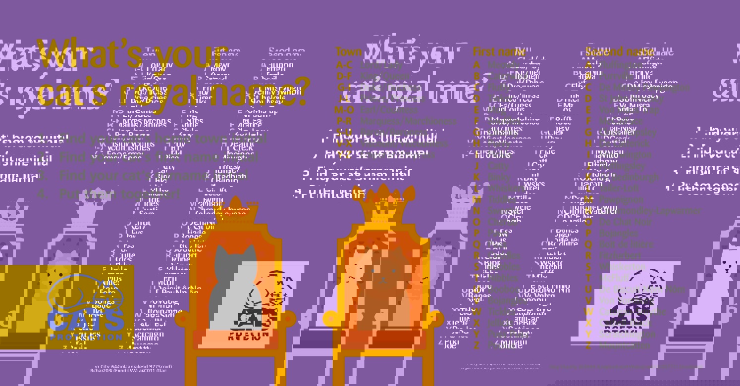 Royal name generator graphic